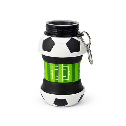 Termo Para Agua Balon De Futbol Botella Bote Plegable 550ml