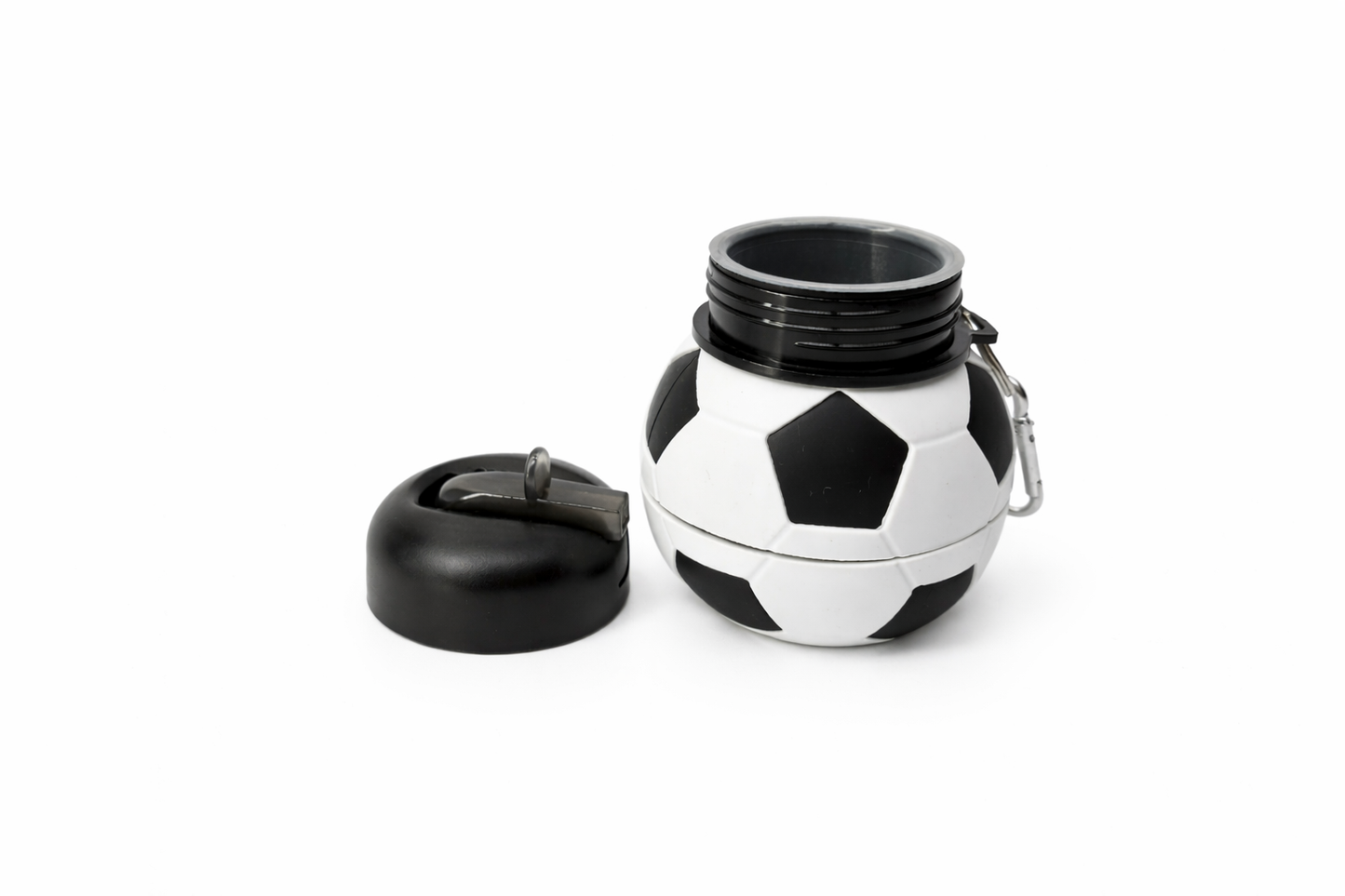 Termo Para Agua Balon De Futbol Botella Bote Plegable 550ml
