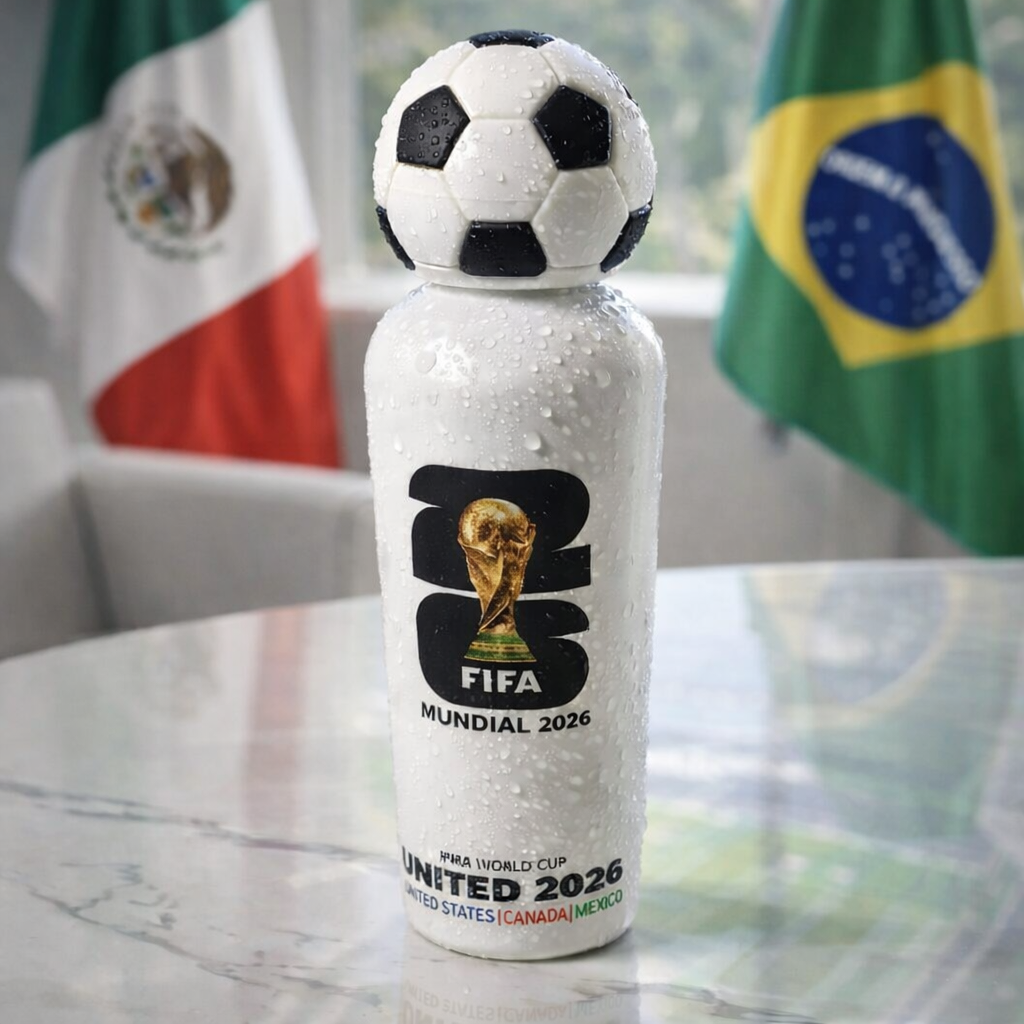 Termo 750 ml con Tapa Balón Mundial 2026